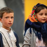 Les enfants nous ont présenté un magnifique spectacle